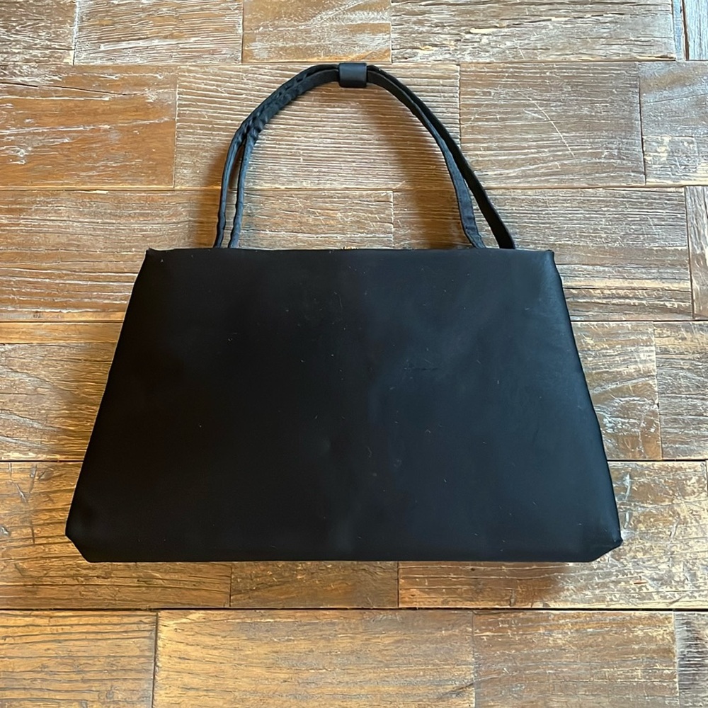 Vintage After Five Satin Frame Handbag🖤